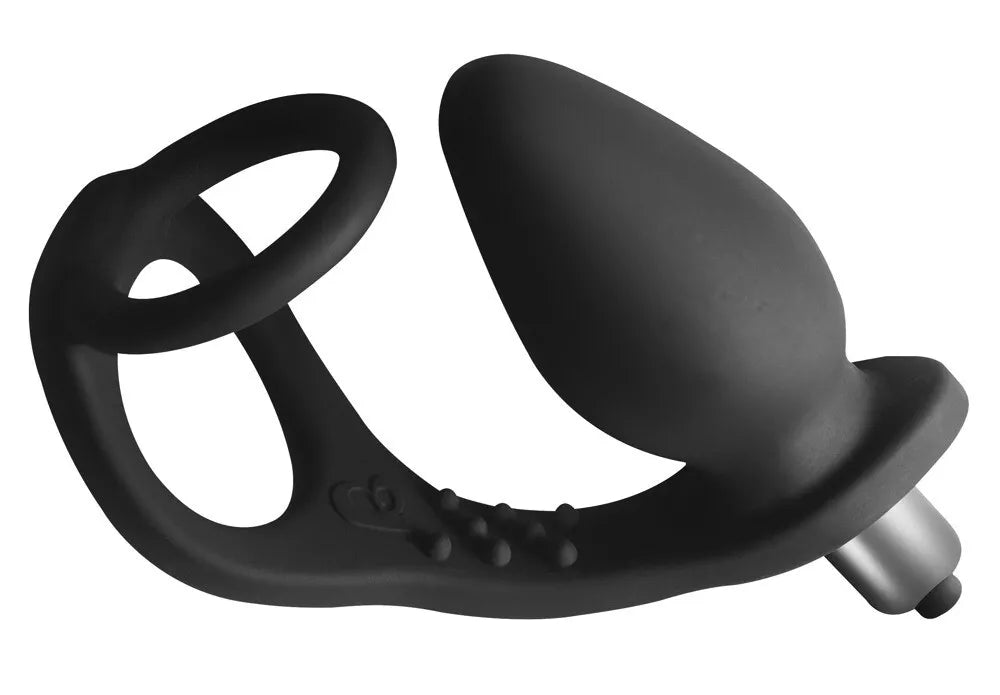 Rocks off RO-ZEN cock/ball ring/vibro-butt plug