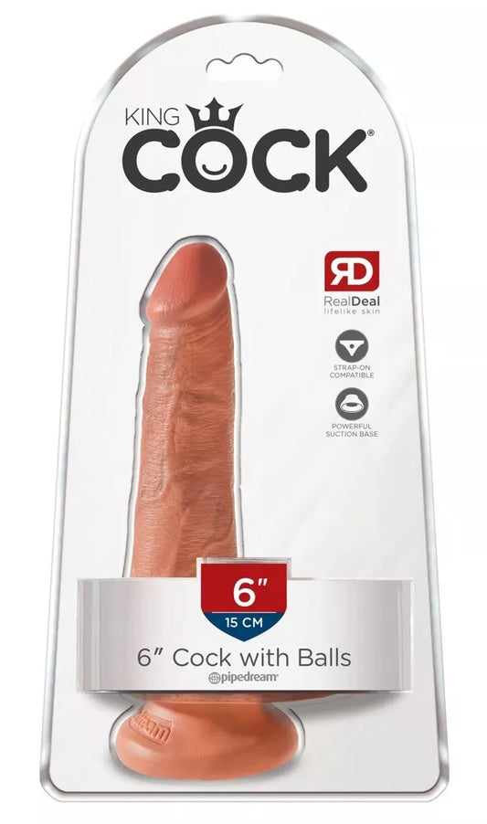 Pipedream King Cock Realistic Dildos |  Suction Cup Harness Compatible Strap-On