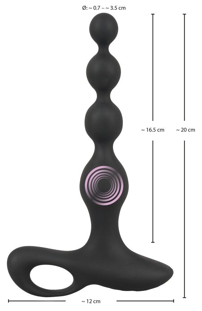 Black Velvets Rechargeable anal beads