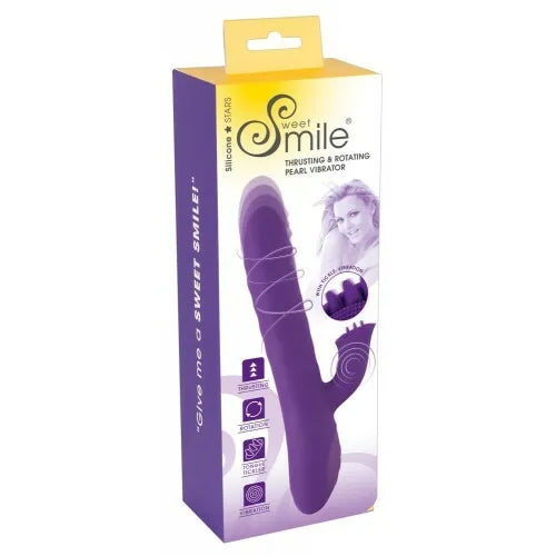 Sweet Smile Thrusting and Rotating Vibrator