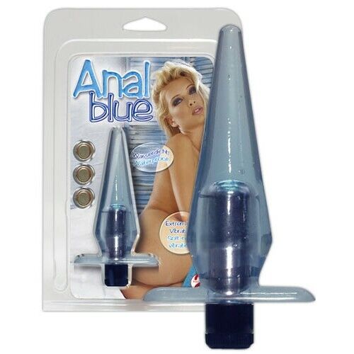 Anal Blue Vibrating Butt Plug