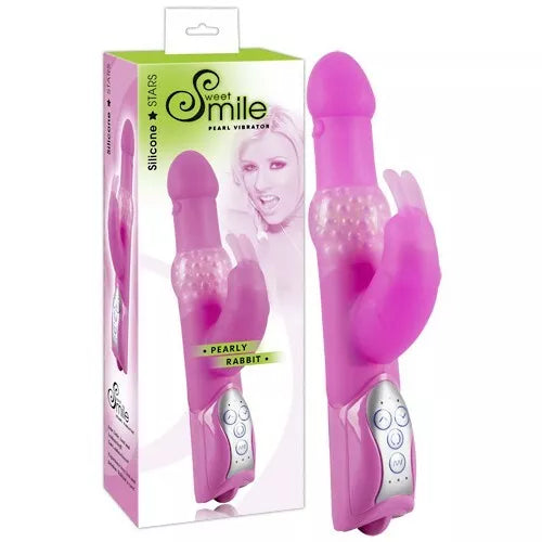 Smile Pearly Rabbit Vibrator Pink